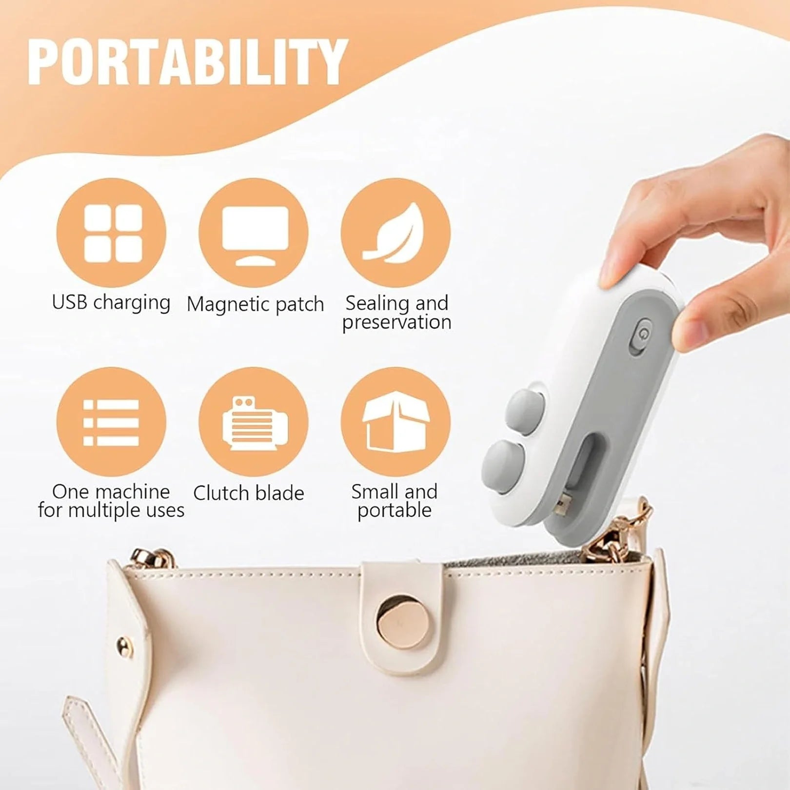 SnapSeal™ 2 in 1 Packet Sealer