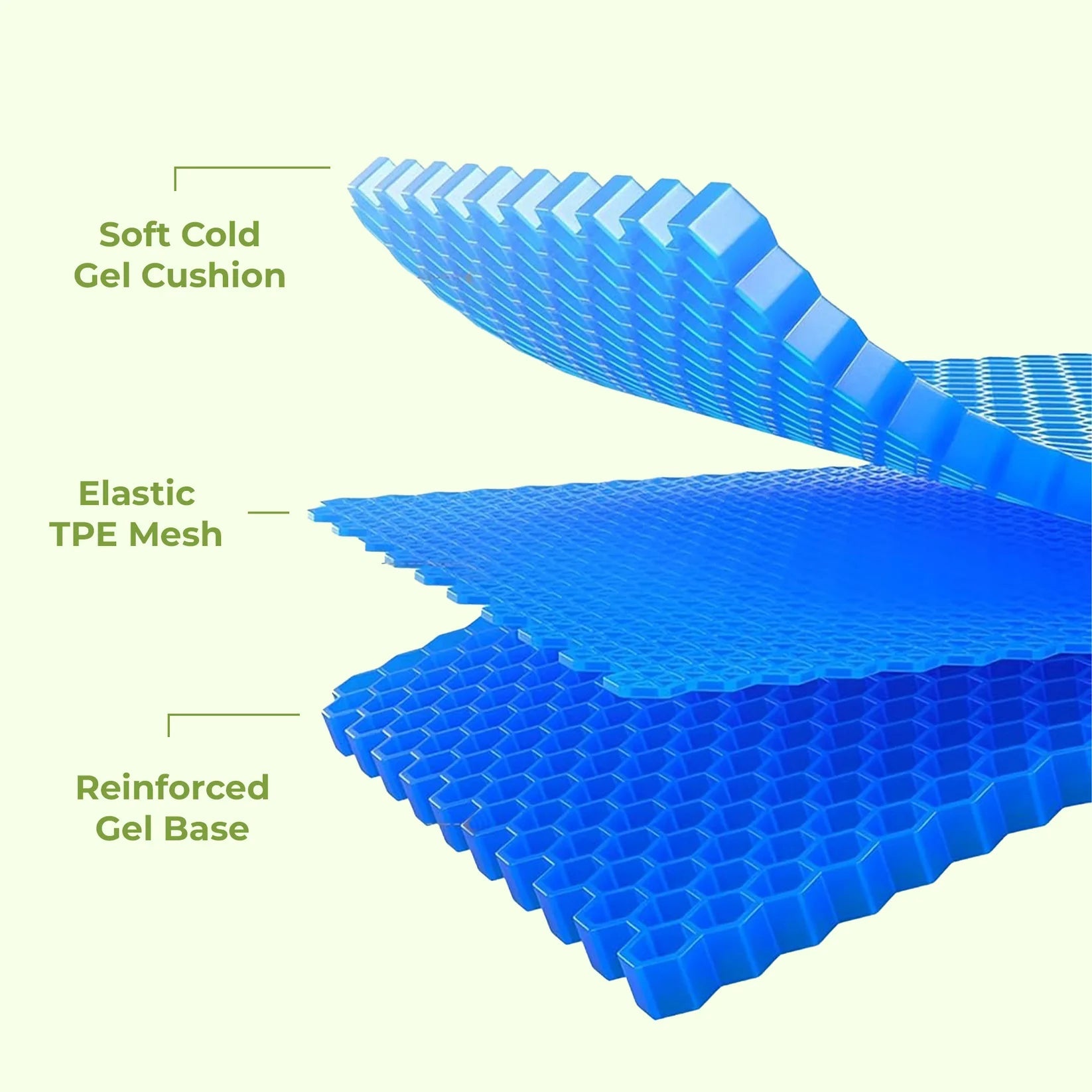 Honeycomb Gel Seat Cushion – Office, Car & Home Use