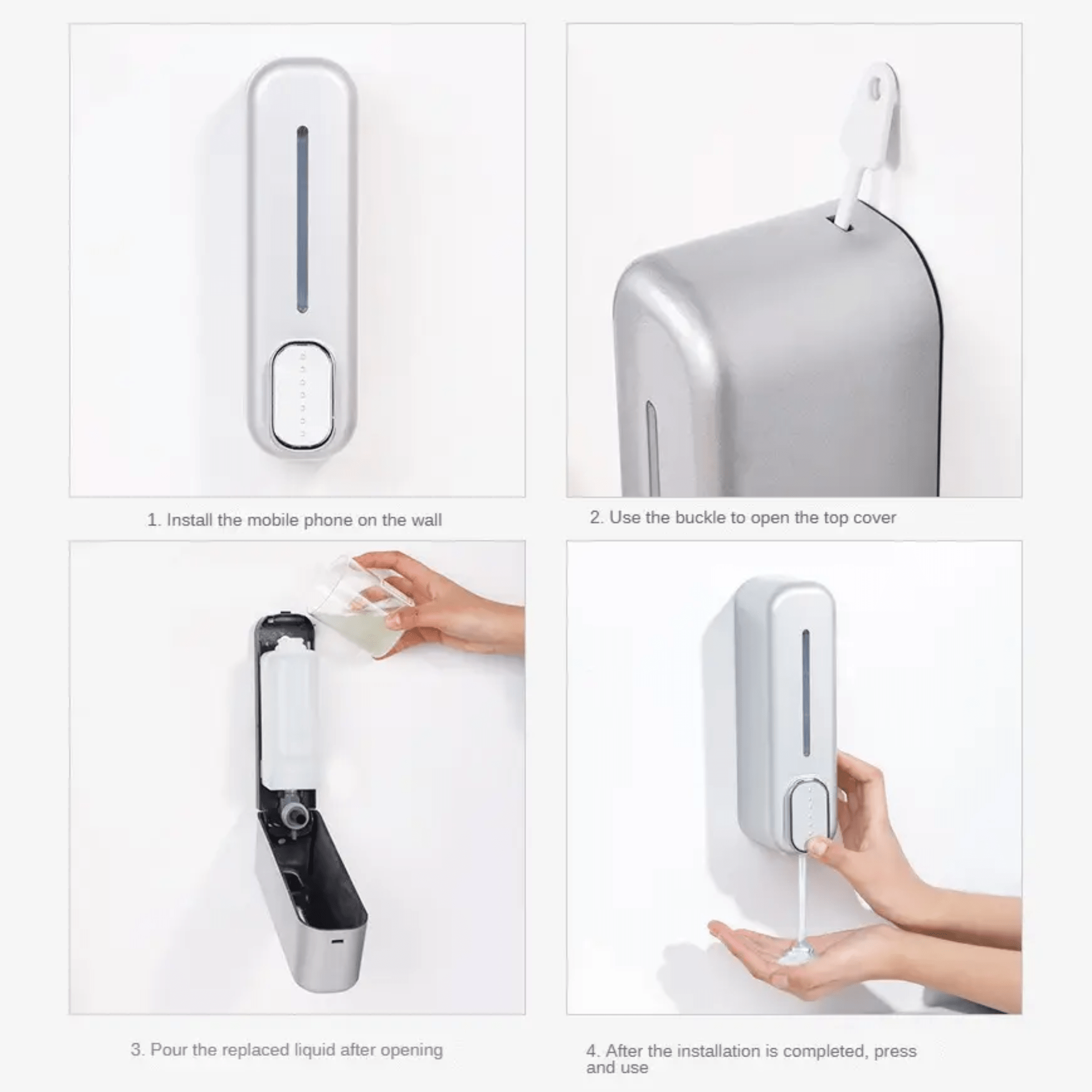 Wall-Mounted Dispenser Soap