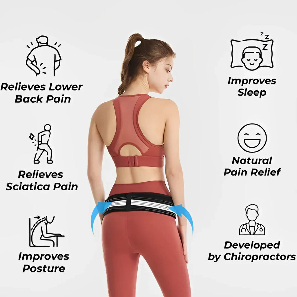Sciatica Pain Relief Hip Belt for Men and Women
