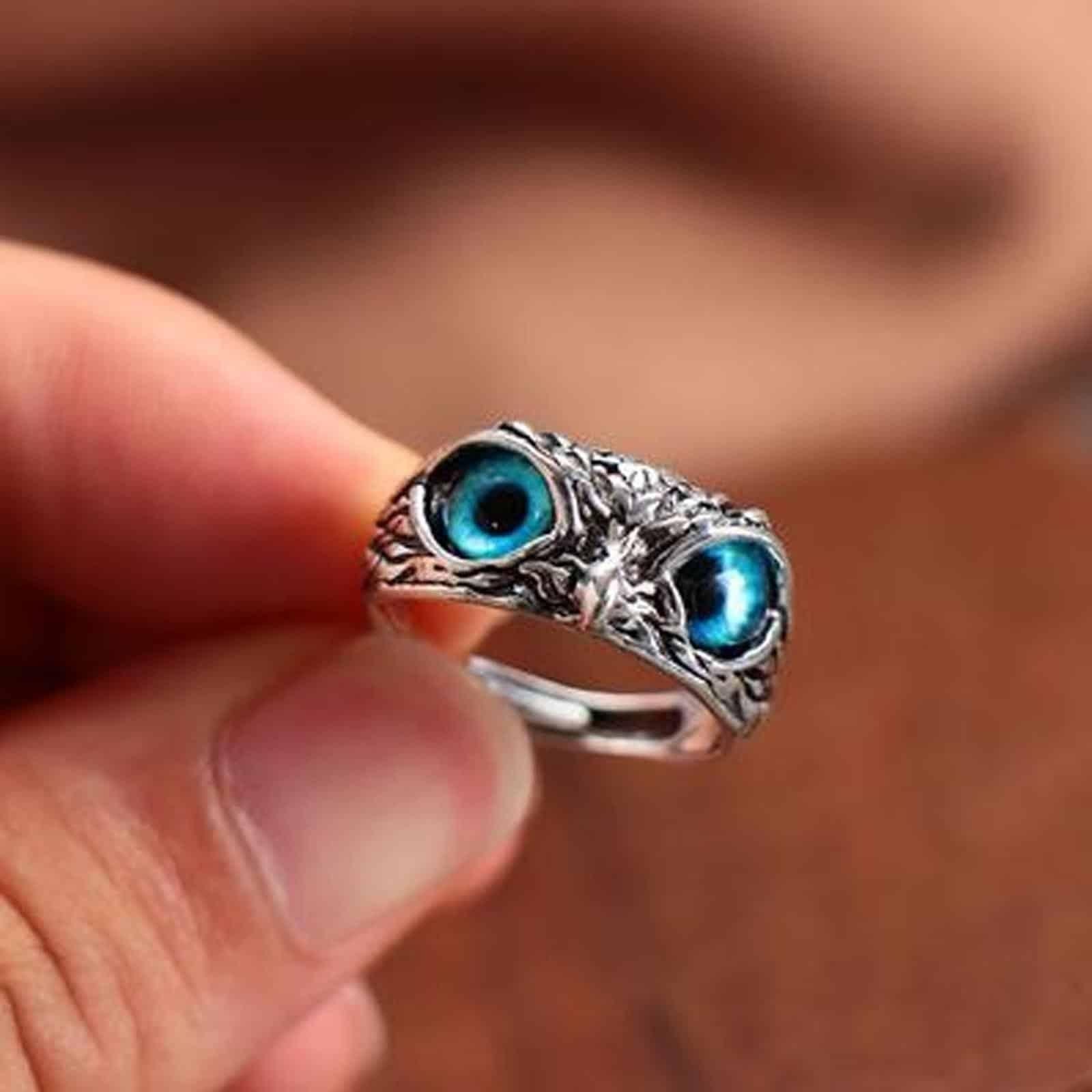 Silver Plated Wealth Attracter Owl Ring 😍 (Buy 1 Get 1 Free 🔥)