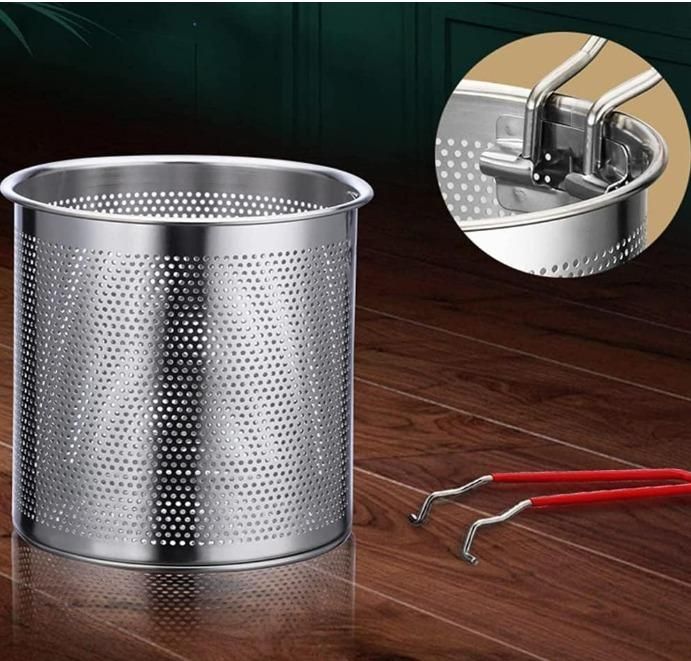 Stainless Steel Deep Frying Pot 1.5ltr