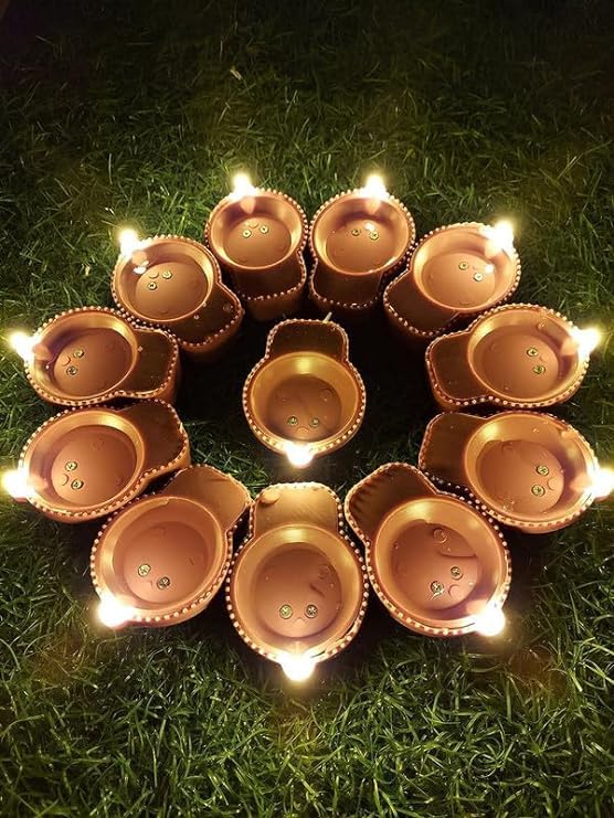 Smokeless Water Sensor Diyas ( RE-USABLE & LONG LASTING)
