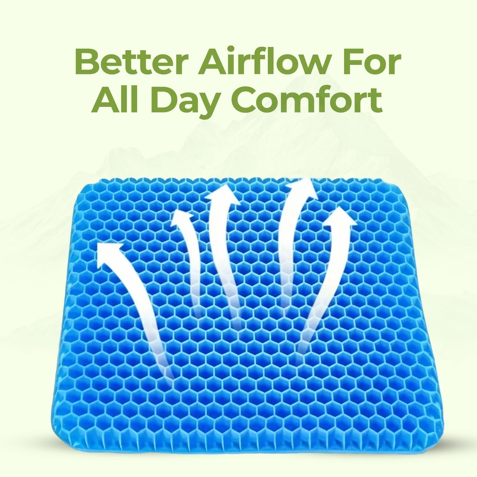 Honeycomb Gel Seat Cushion – Office, Car & Home Use