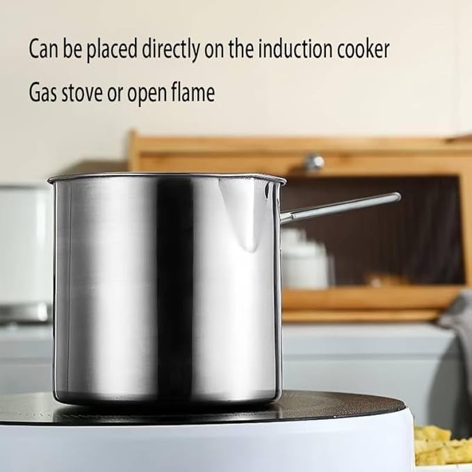 Stainless Steel Deep Frying Pot 1.5ltr