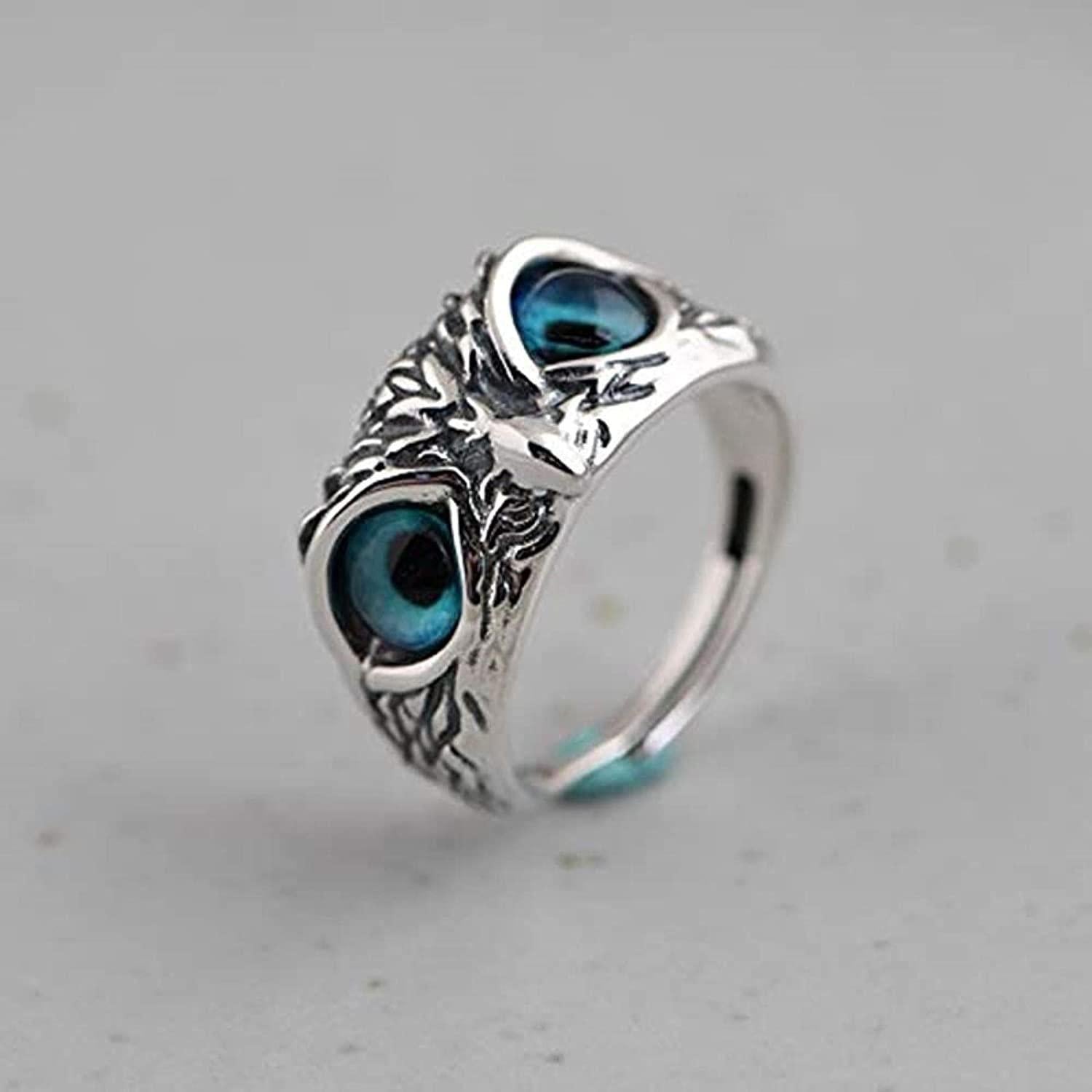 Silver Plated Wealth Attracter Owl Ring 😍 (Buy 1 Get 1 Free 🔥)