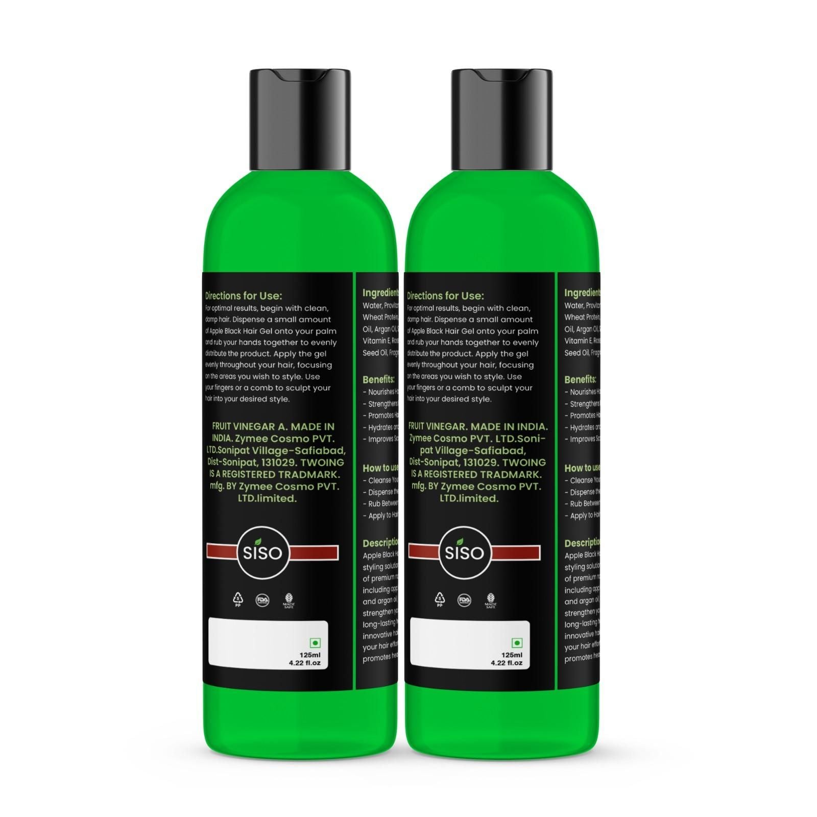 SISO FRUIT VINEGAR Shampoo (Pack of 2) 240ml