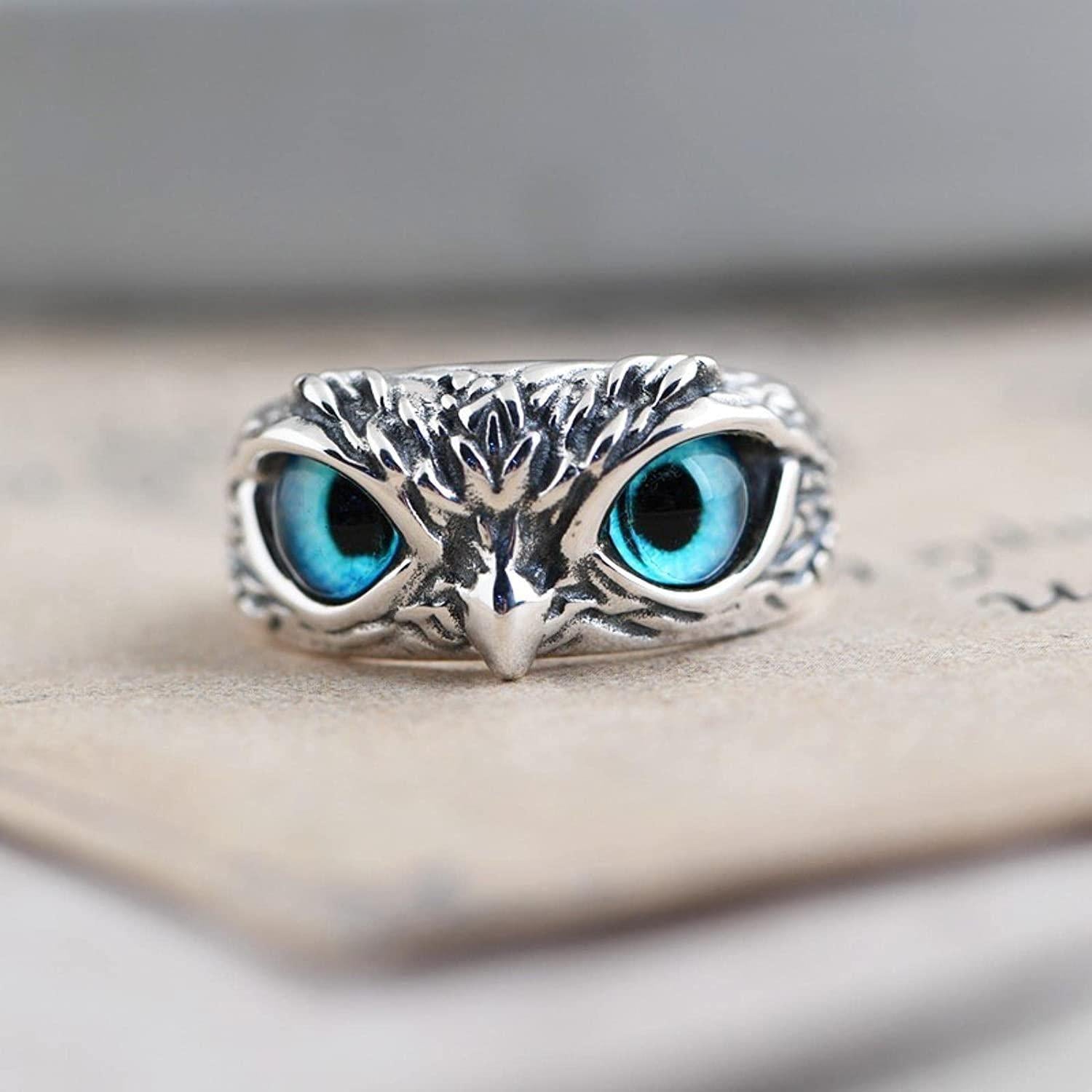 Silver Plated Wealth Attracter Owl Ring 😍 (Buy 1 Get 1 Free 🔥)