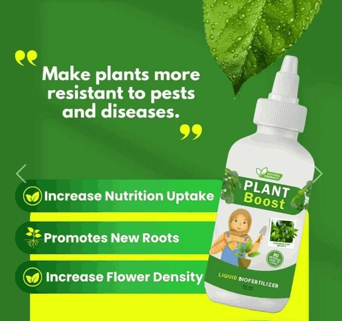 Organic Plant Boost - Faster Growth & Stronger Roots (Pack of 3)