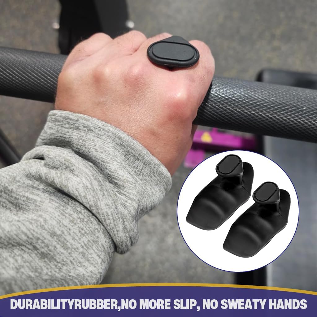 Anti-Slip Ergonomic Hand Grips (1 Pair) - Black