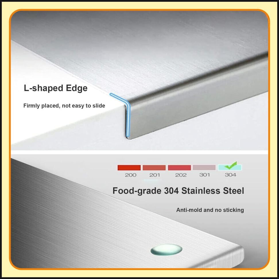 Premium Stainless Steel Chopping Board
