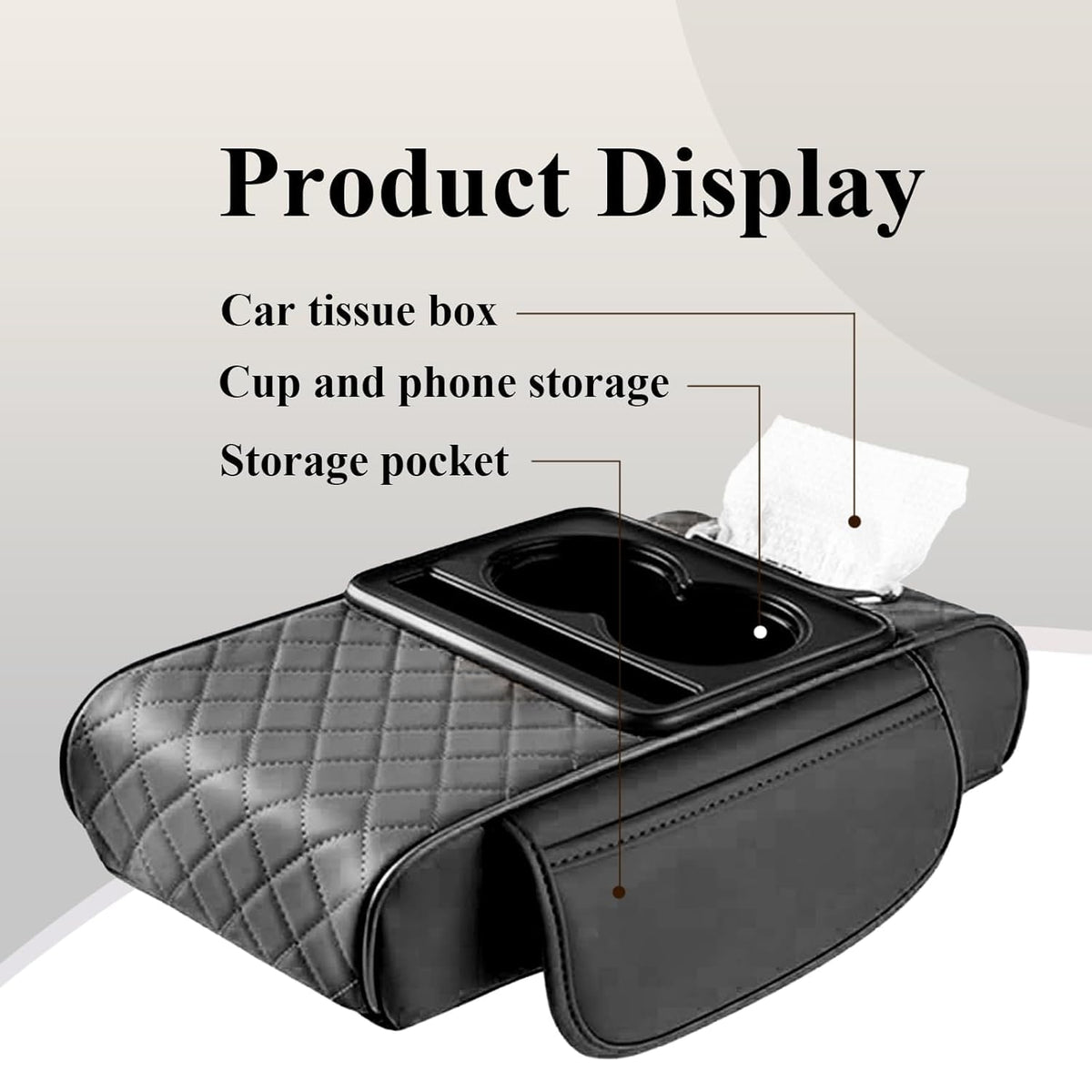 5 in 1 Universal Fit Car Armrest Console Cushion
