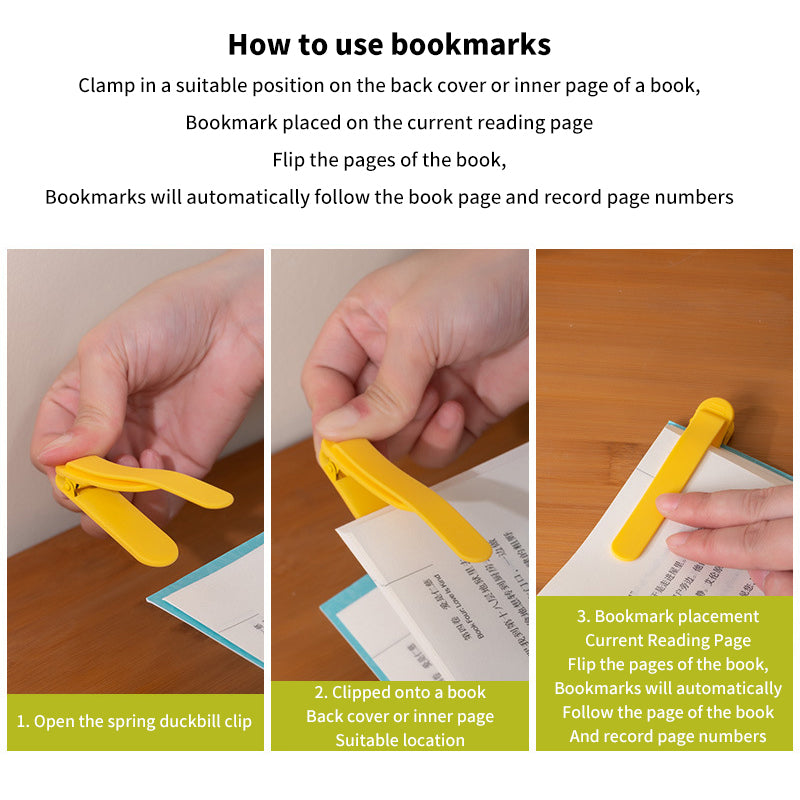 Smart Silicon Bookmark (Set of 3)