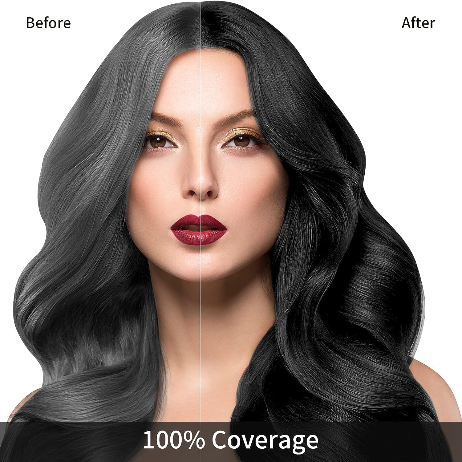 3-IN-1 AYURVEDIC BLACK HAIR DYE SHAMPOO - (Buy 1 Get 1 Free)