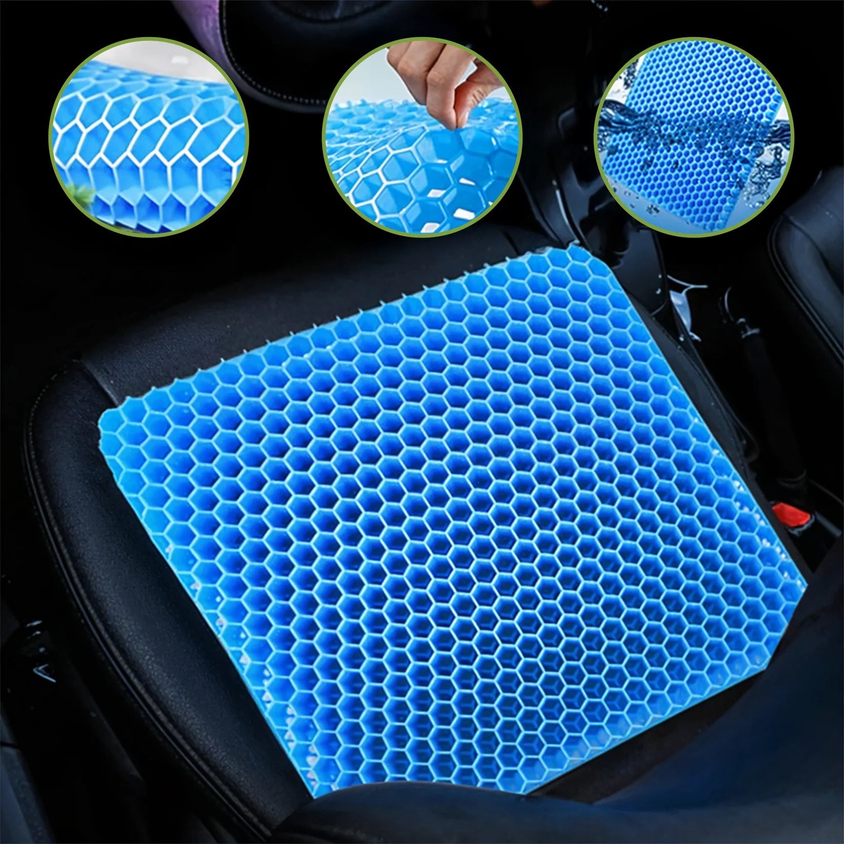 Honeycomb Gel Seat Cushion – Office, Car & Home Use