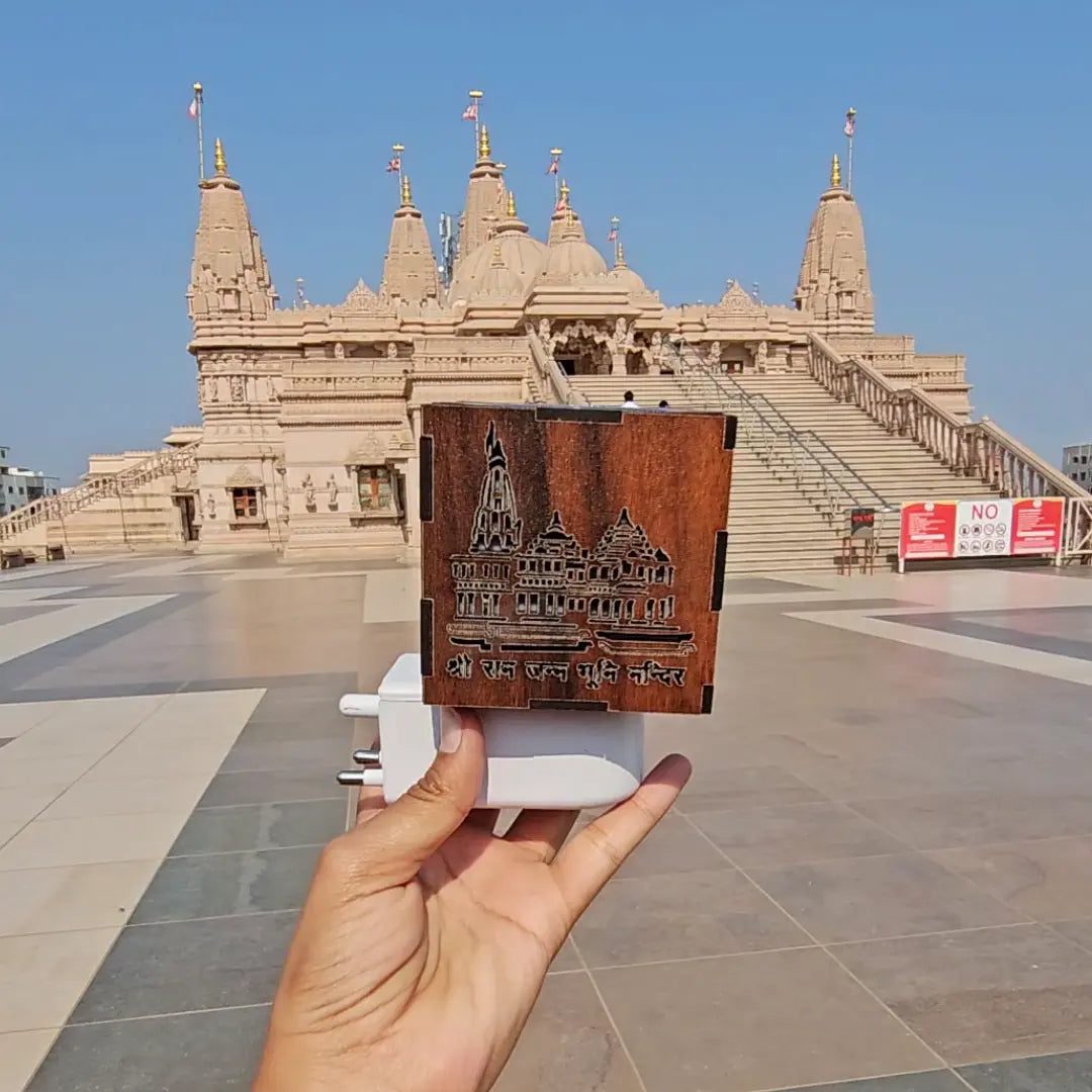 3-IN-1 Ayodhya Ram Mandir Electric Kapoor Burner & Night lamp