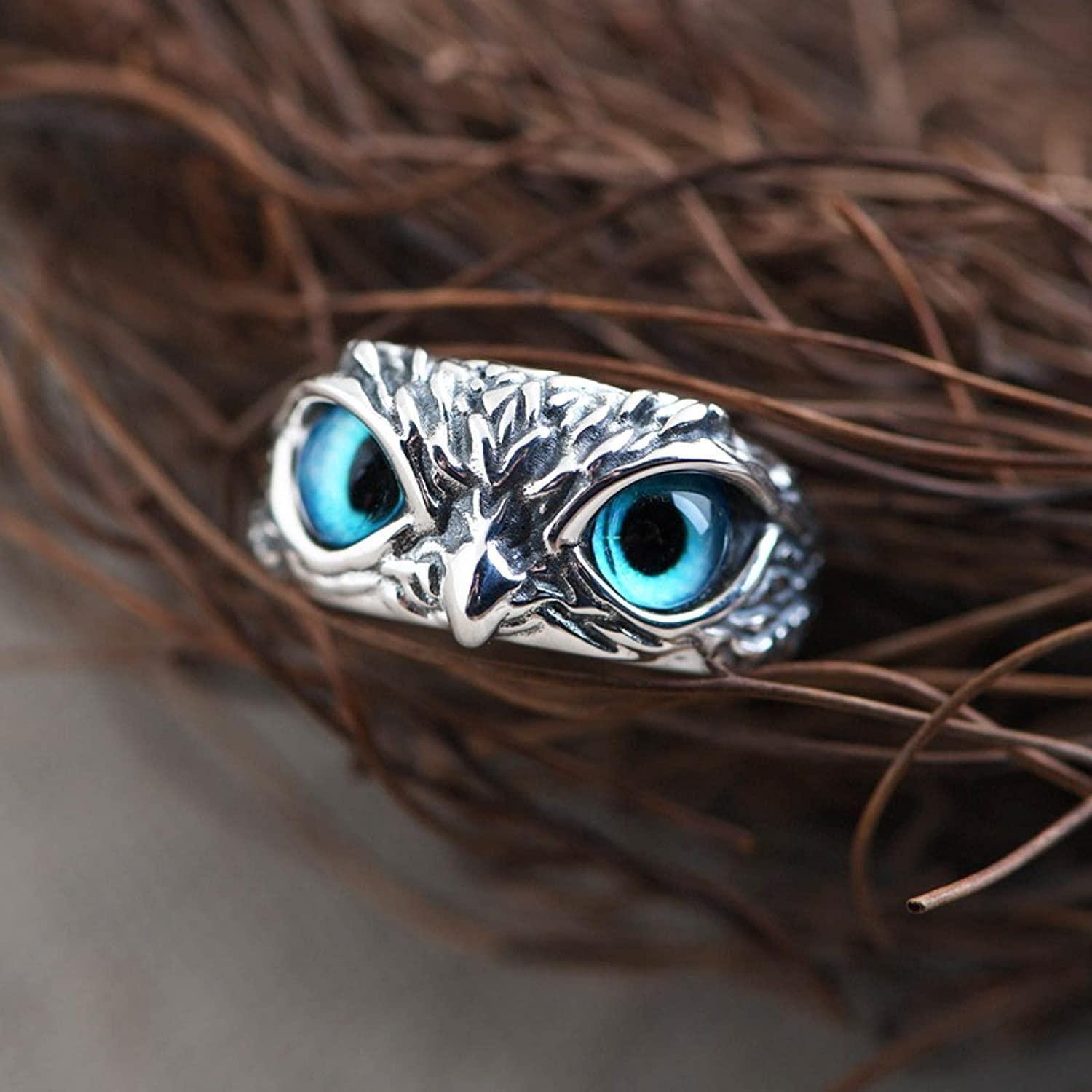 Silver Plated Wealth Attracter Owl Ring 😍 (Buy 1 Get 1 Free 🔥)