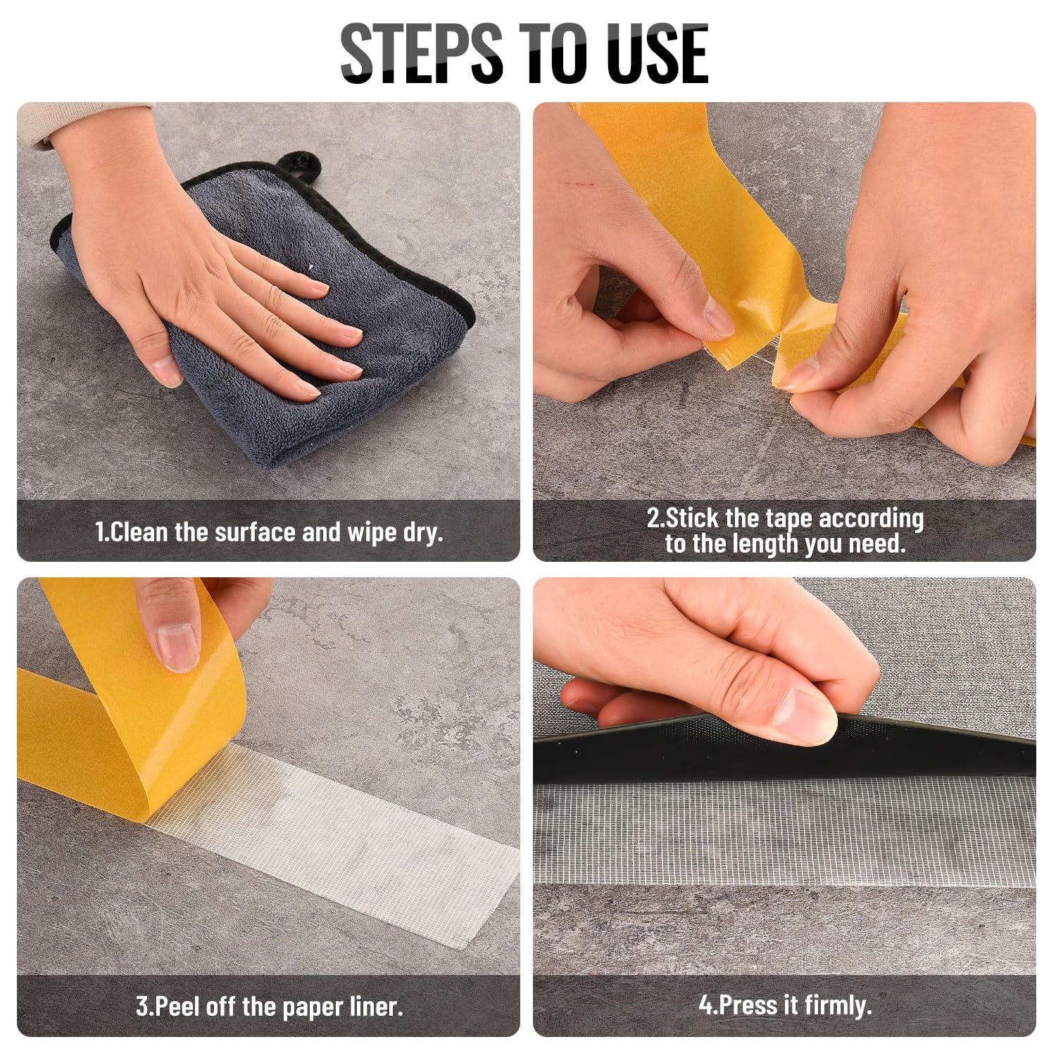 Super Sticky Transparent Double-Sided Heavy Duty Mounting Tape