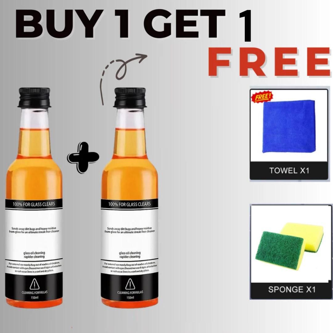 Super Glass Cleaning Agent 100ml Bottle | Buy 1 Get 1 Free