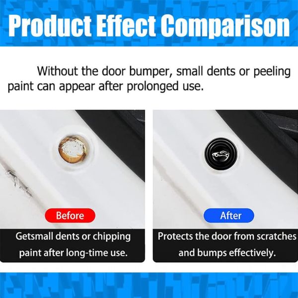 Car Door Shock Absorber Rubber Pad Protection for Door Protector
