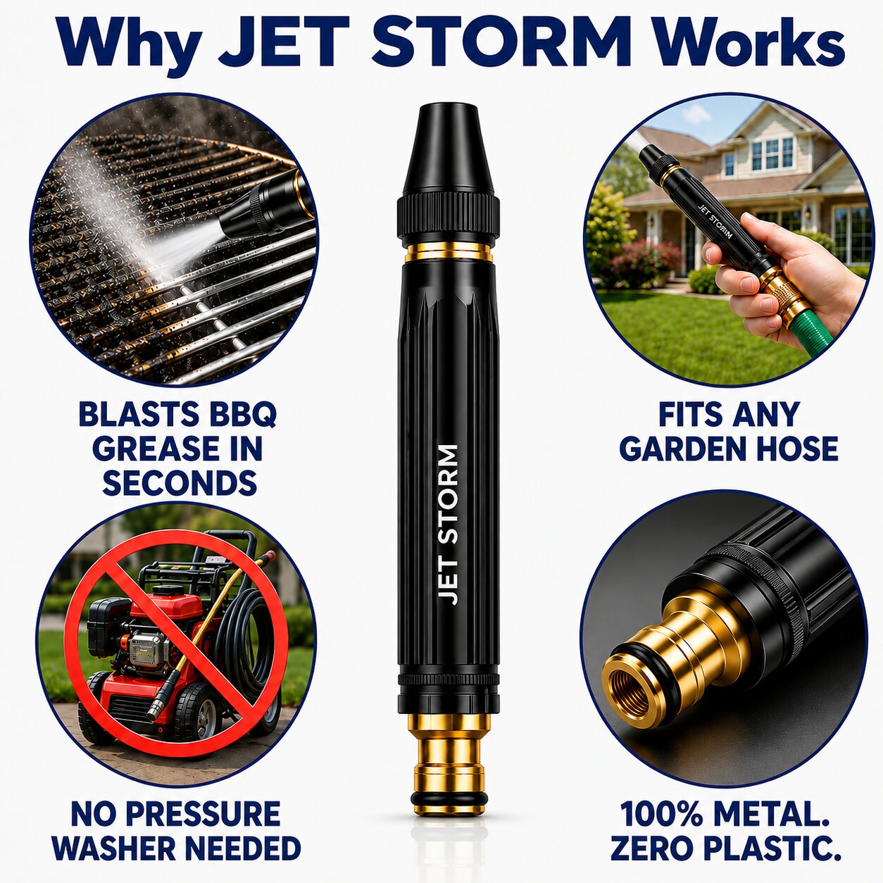 JetStorm™ High-Pressure Spray Nozzle