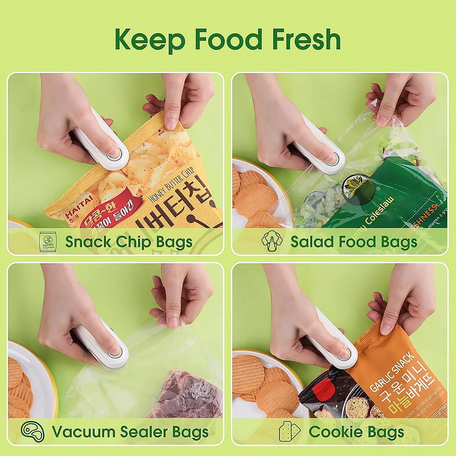 SnapSeal™ 2 in 1 Packet Sealer