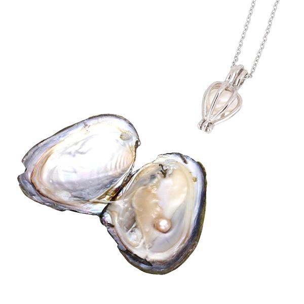 Oyster Pearl Pendant Necklace