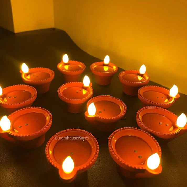 Smokeless Water Sensor Diyas ( RE-USABLE & LONG LASTING)