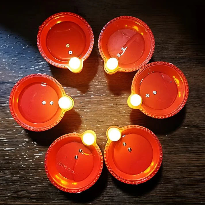 Smokeless Water Sensor Diyas ( RE-USABLE & LONG LASTING)