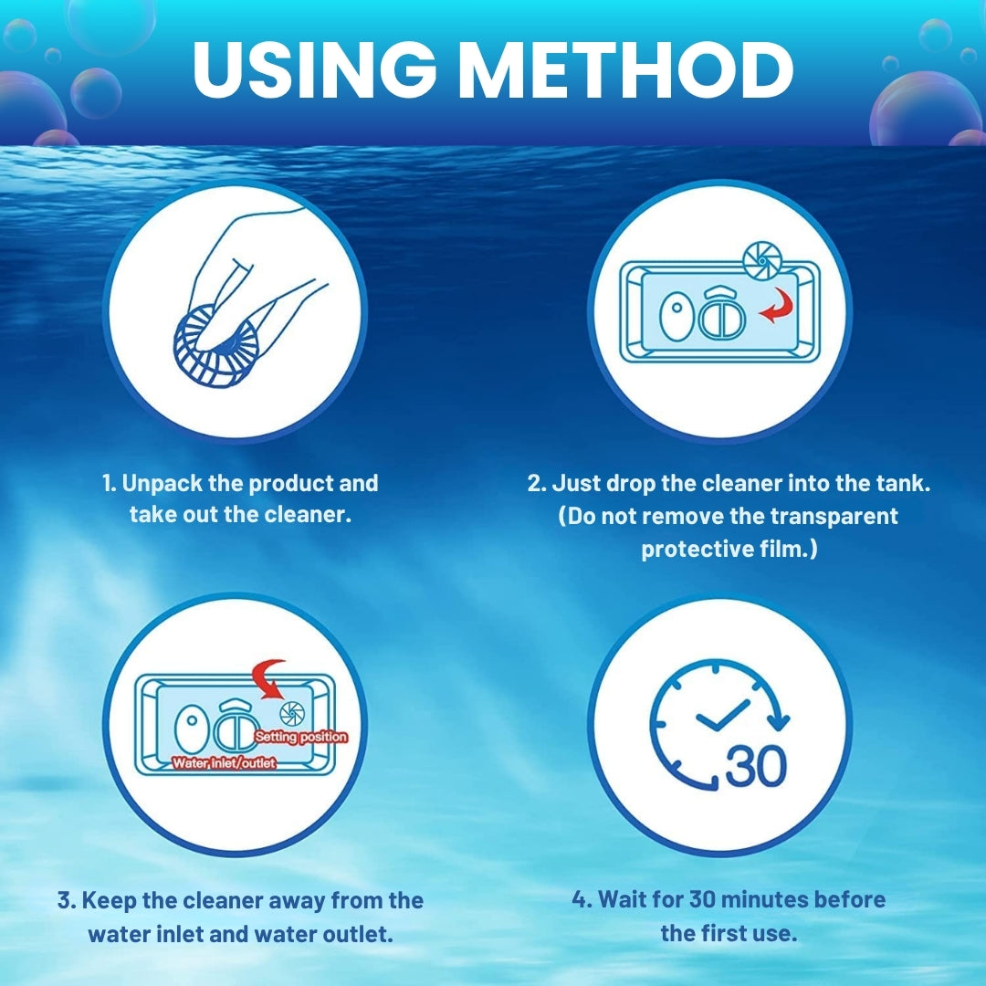 Automatic Toilet Cleaner Tablets (Pack of 10)