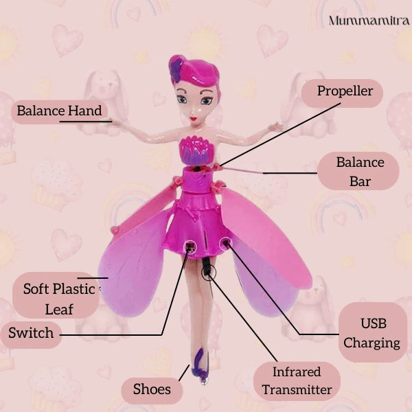 Magic Hand-Controlled Flying Fairy Doll