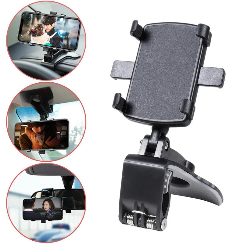 Multifunctional Car Dashboard Mobile Phone Holder 360" Rotation