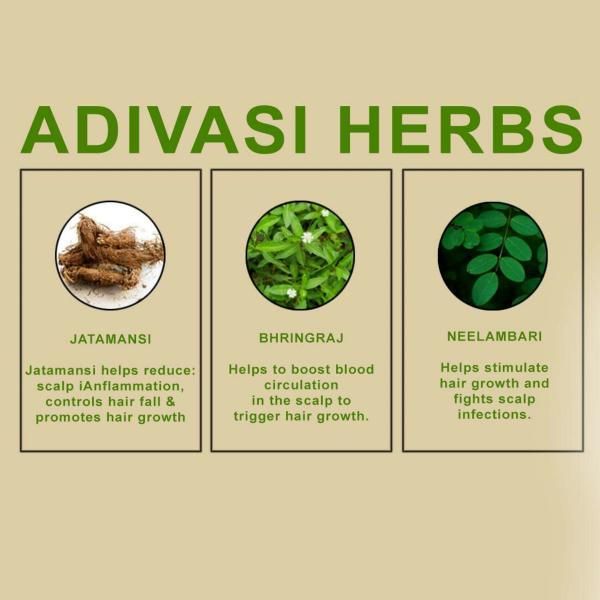 Adivasi Herbal Hair Oil (BUY 1 GET 1 FREE) (4.9/5 ⭐⭐⭐⭐⭐ 90,023+ BUY)