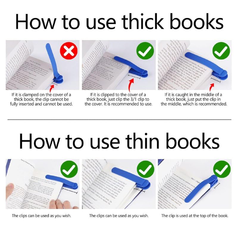 Smart Silicon Bookmark (Set of 3)
