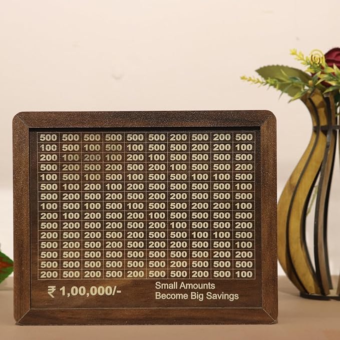 Money Savings Challenge Box - Piggy Bank