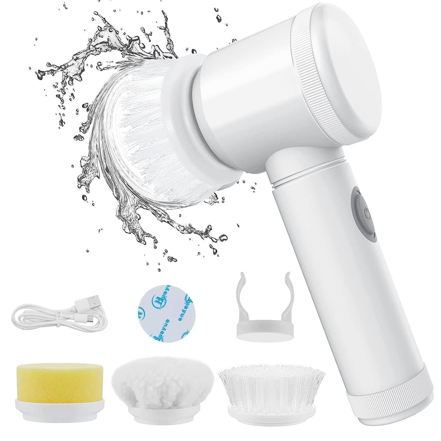 SpinScrub™ – 5-in-1 Spin Brush | For Tiles, Corners & More | Daily Cleaning