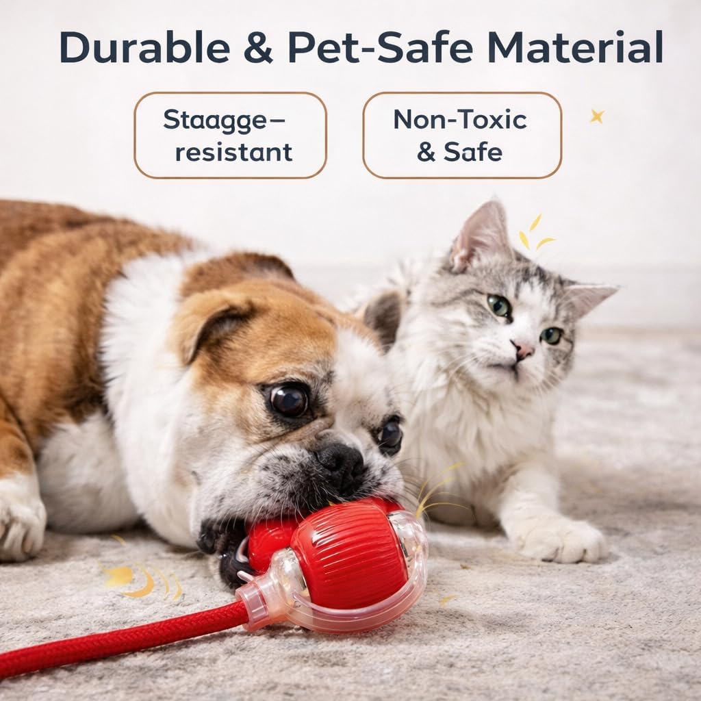 Rolling Fun Ball – Smart Interactive Pet Toy for Dogs & Cats