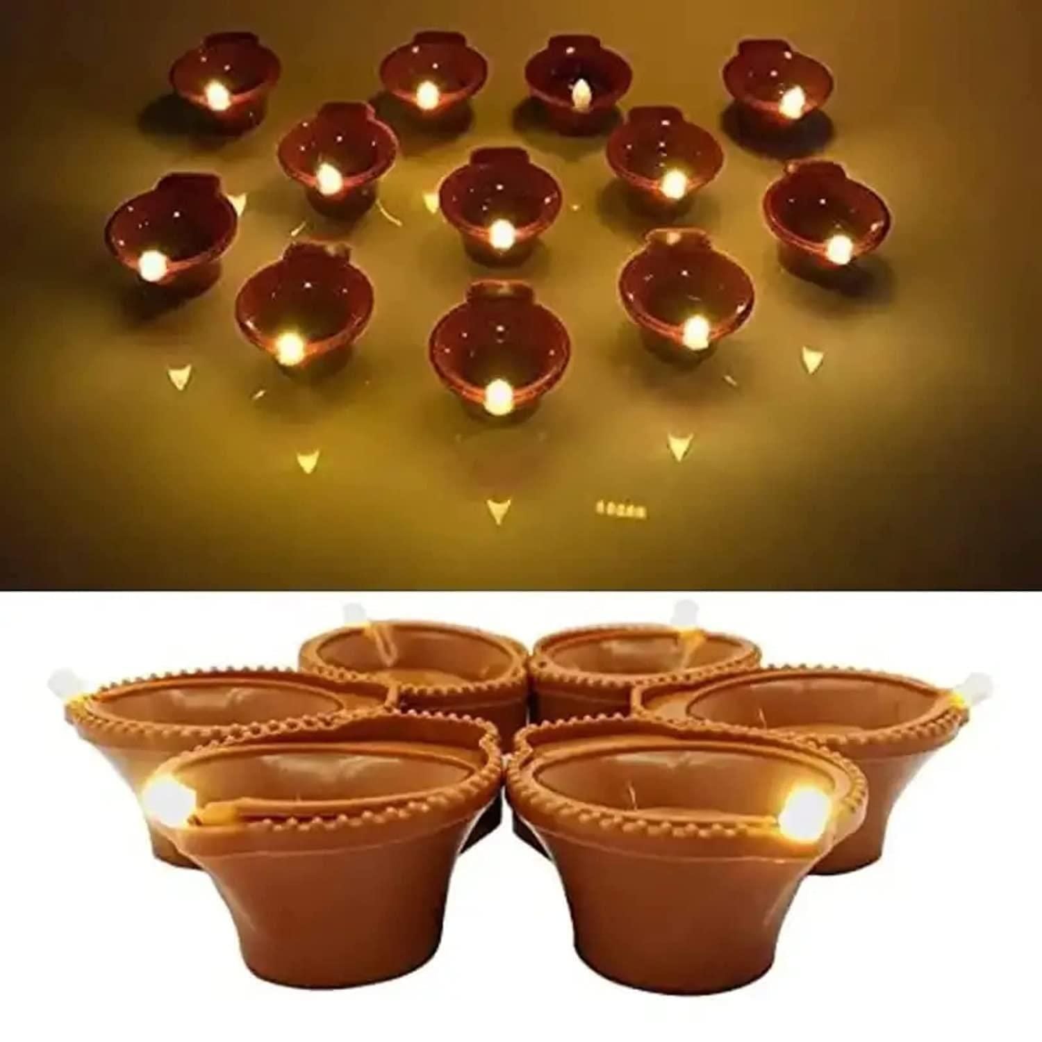 Smokeless Water Sensor Diyas ( RE-USABLE & LONG LASTING)