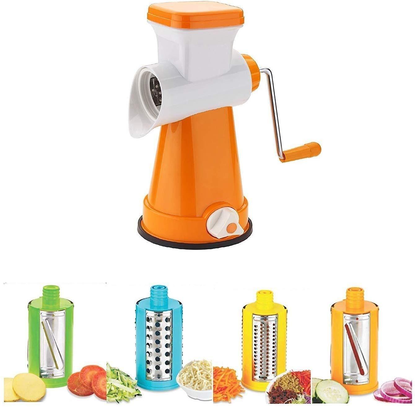 4 in 1 Rotary Drum Vegetable Grater & Slicer