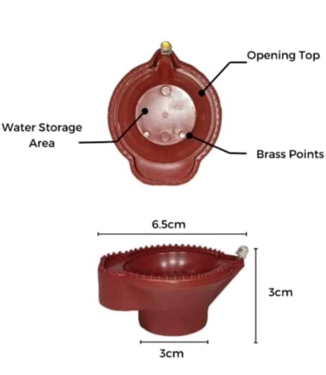 Smokeless Water Sensor Diyas ( RE-USABLE & LONG LASTING)