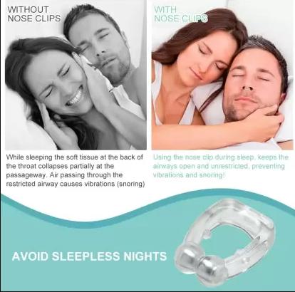 Anti Snoring Nose Clip (Buy 1 Get 1 Free)