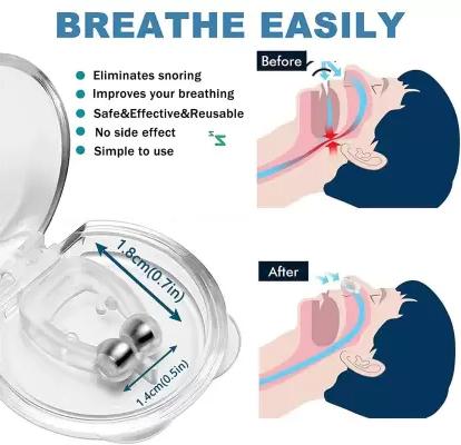 Anti Snoring Nose Clip (Buy 1 Get 1 Free)