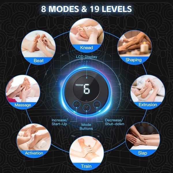 THERAFOOT PRO™ NEURO MASSAGER- 8 Massage modes with 19 intensity levels