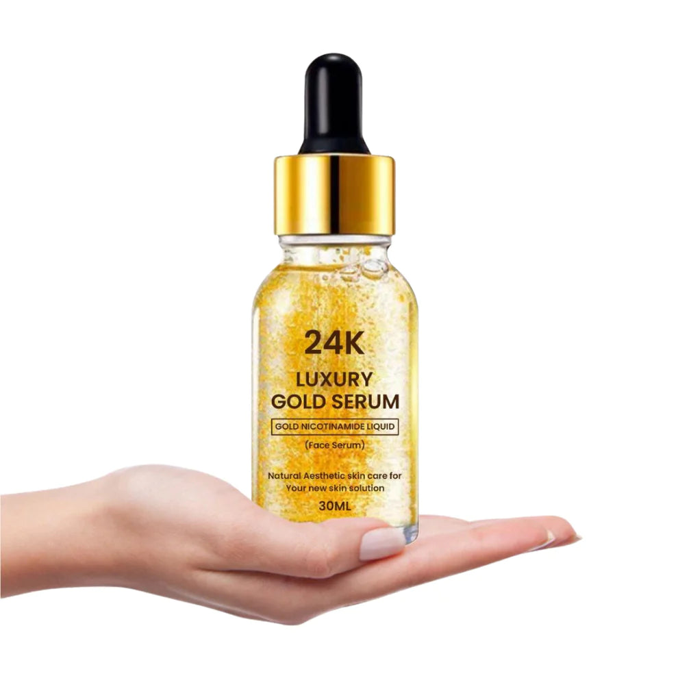 24K Gold Face Serum (Buy 1 Get 1 Free) - ⭐️⭐️⭐️⭐️⭐️ 4.9/5 Reviews