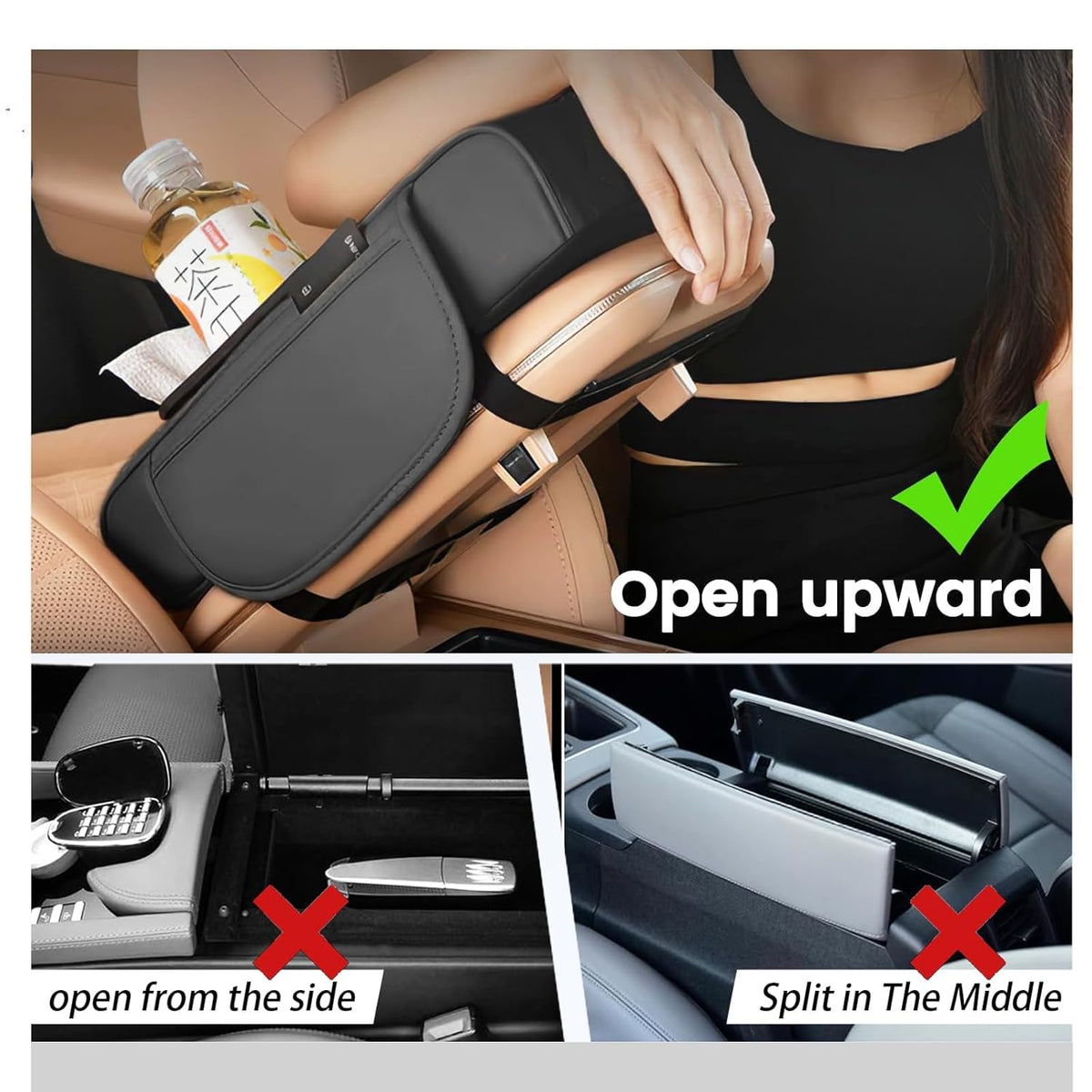 5 in 1 Universal Fit Car Armrest Console Cushion