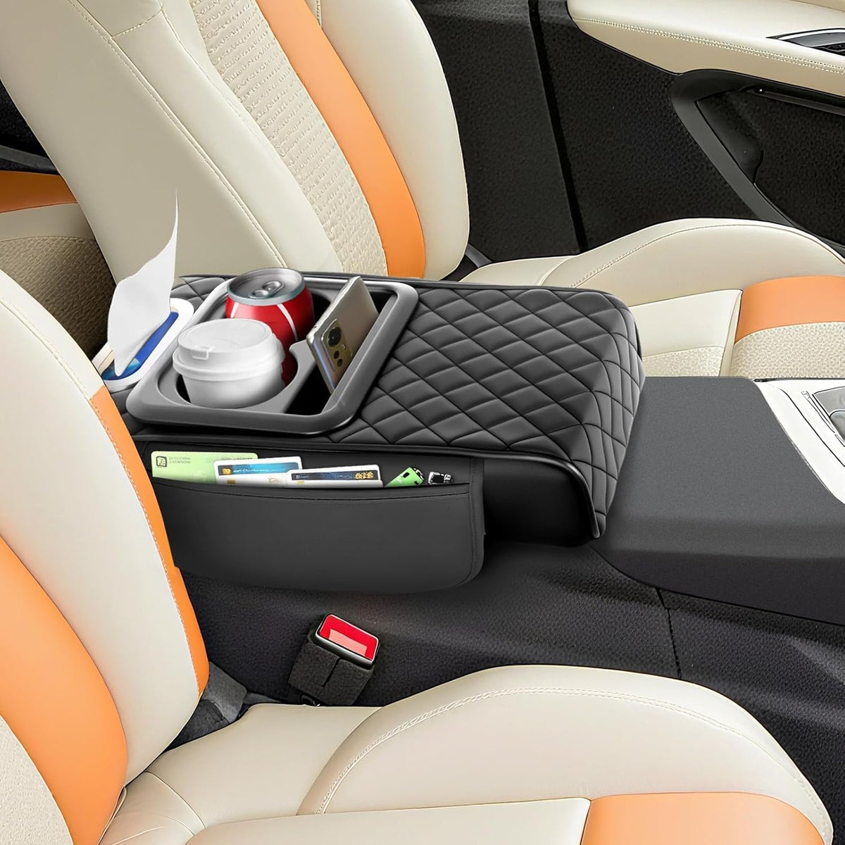5 in 1 Universal Fit Car Armrest Console Cushion
