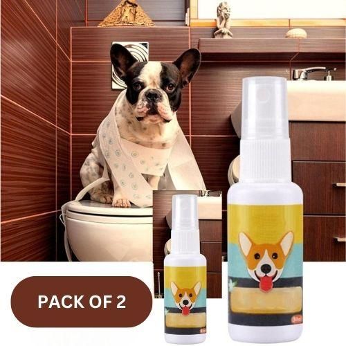 Pawsome Pee-Poo Toilet Training Spray: Train Pets (Pack Of 2)