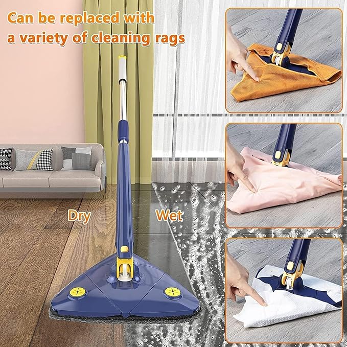 360° Rotatable Triangle Cleaning Mop