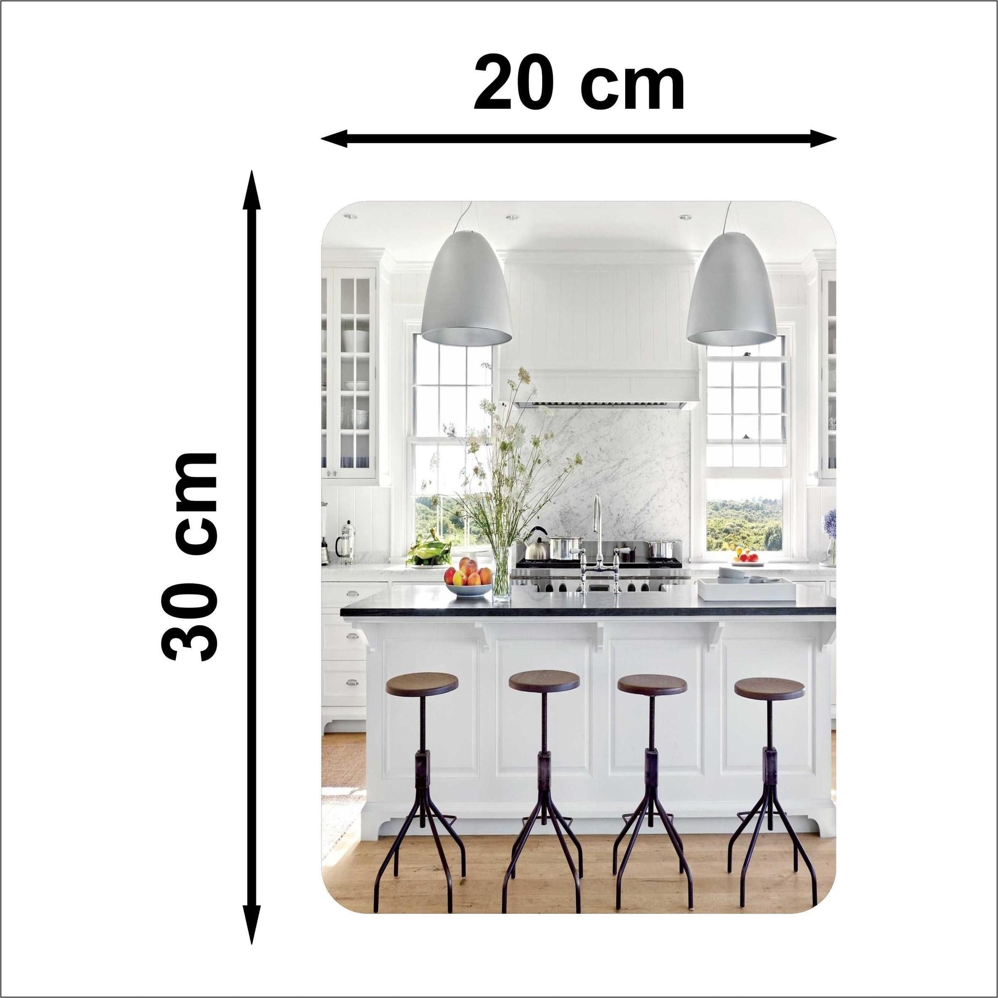 Mirror Sticker for Wall (Oval+Rectangular) Pack of 2 (BUY 1 GET 1 FREE)