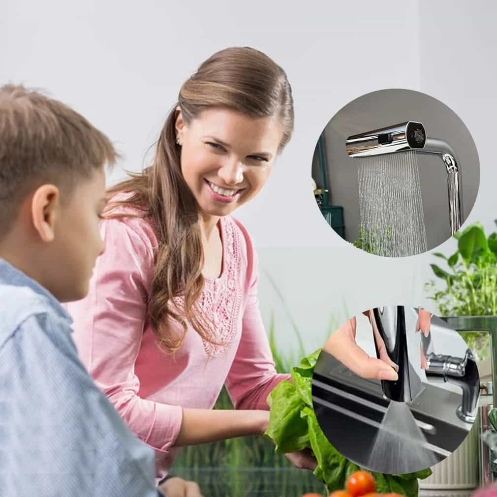 360° Waterfall Faucet Extender For Kitchen Sink